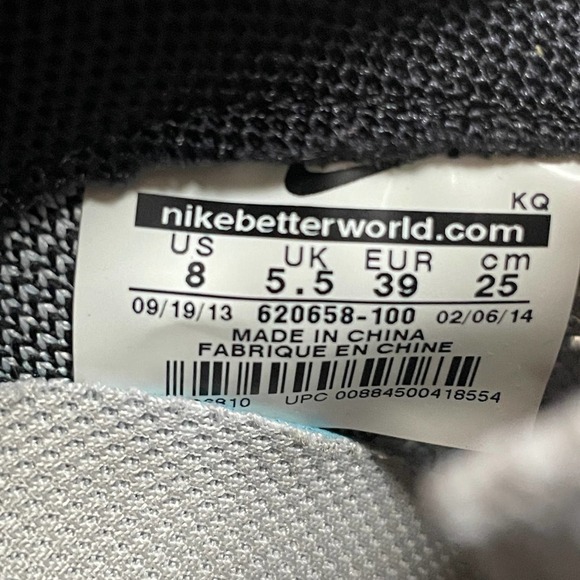 Nike Flyknit Lunar 2 Trainer White/Wolf Gray Sneaker - Women's Size 8 - Picture 3 of 12